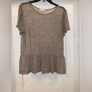 Cheetah print top